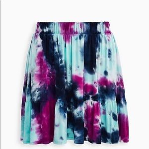 NWT torrid tyedye supersoft skater skirt pockets